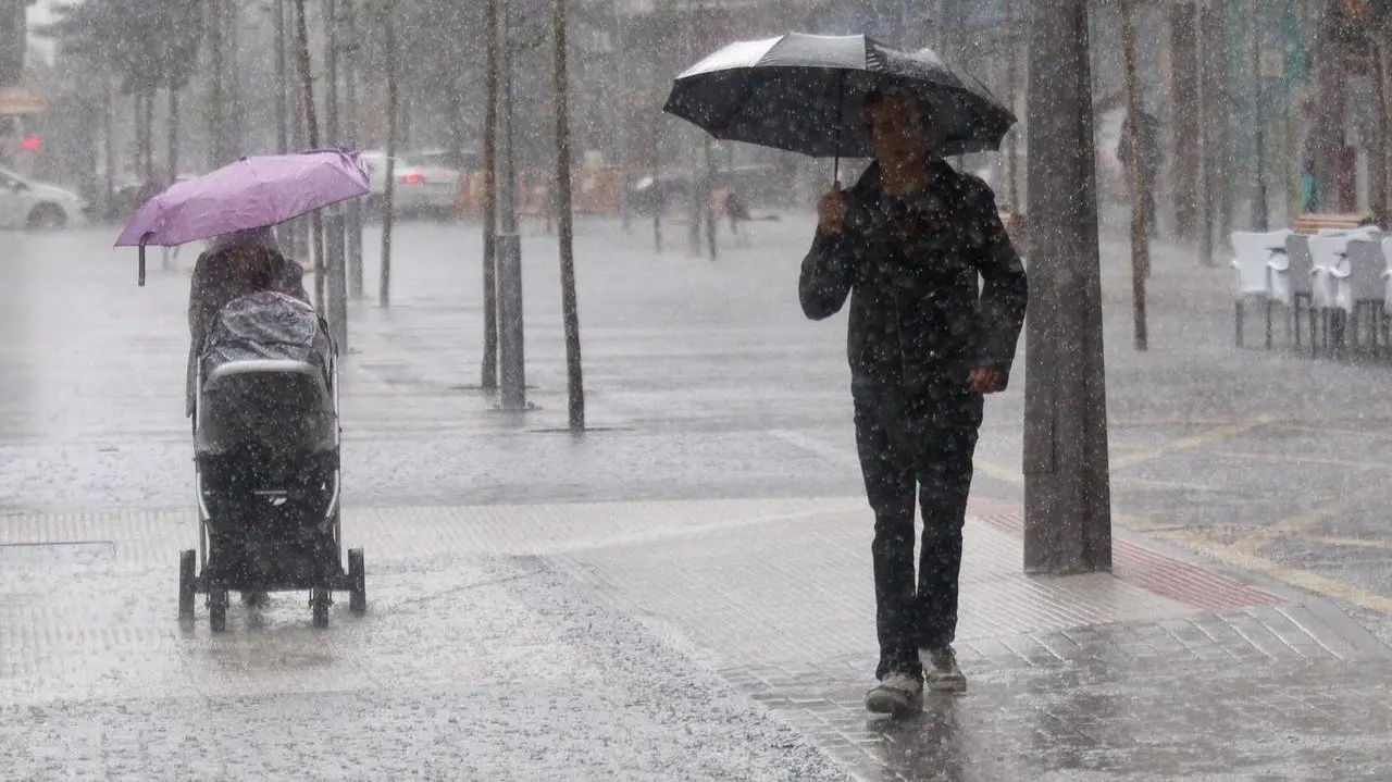 Un d&iacute;a lluvioso. ARCHIVO