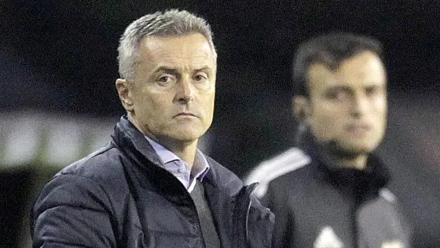 Fran Escribá, durante o partido ante o Getafe.SALVADOR SAS (Efe)