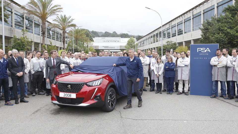 Presentación del nuevo Peugeot 2008 en la fábrica de PSA en Vigo. AEP