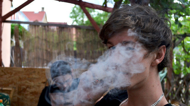 Jóvenes fumando cannabis. PIXABAY