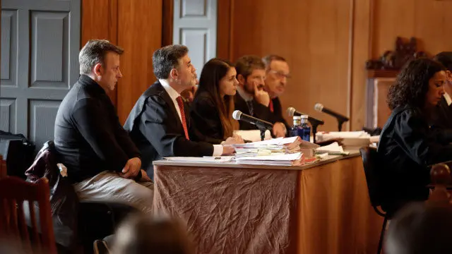 Xuízo contra o excontable da Confraría de Pescadores San Martiño do Grove. JAVIER CERVERA