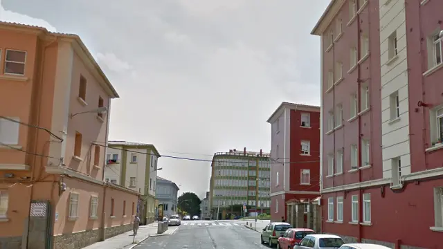 Rúa na que aconteceu o suceso. GSV