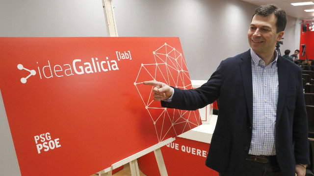 Caballero, durante a presentación do laboratorio de ideas Idea Galicia. LAVANDEIRA JR (EFE)