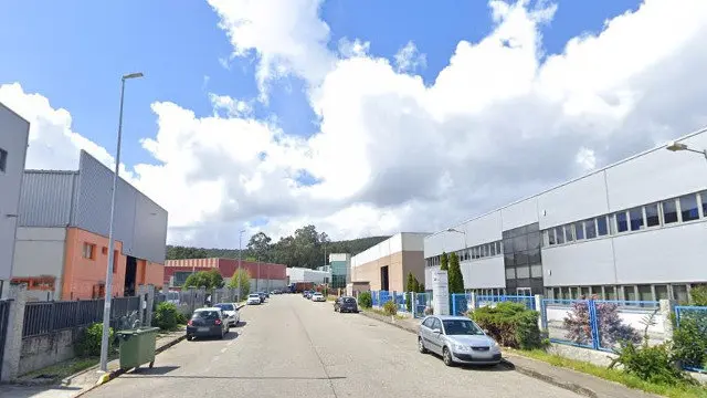 Una calle del polígono de Areas, en Tui. GOOGLEMAPS