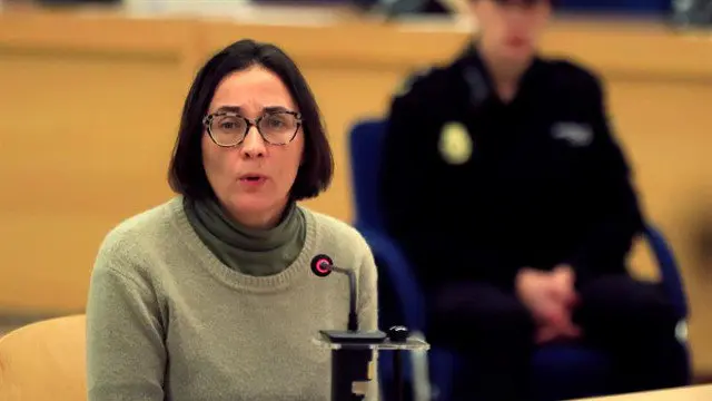 Lucía E.C., la vecina de Viveiro juzgada en la Audiencia Nacional. FERNANDO ALVARADO