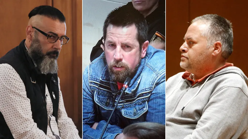 David Oubel, Jos&eacute; Enrique Abu&iacute;n y Marcos Mir&aacute;s. ARCHIVO