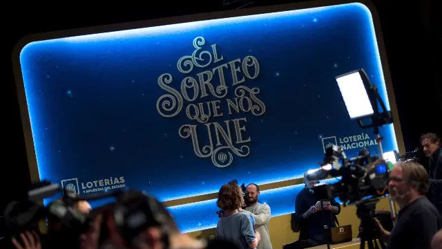 No Teatro Real xa está todo listo para o Sorteo de Nadal. LUCA PIERGIOVANNI (EFE)