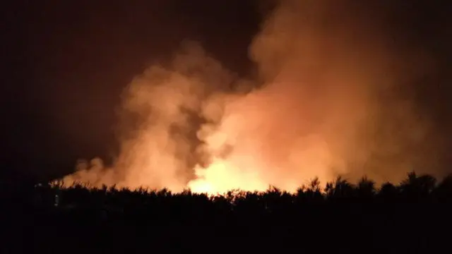 El fuego de O Incio. @IncendiosGalic1