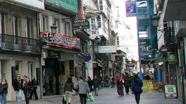 Rúa Real de A Coruña. ARCHIVO