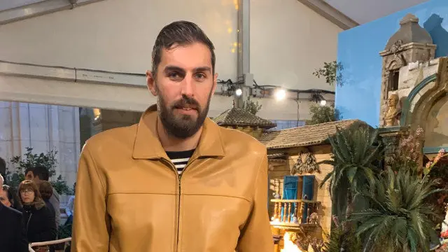 Antelo y un belén. @Antelini