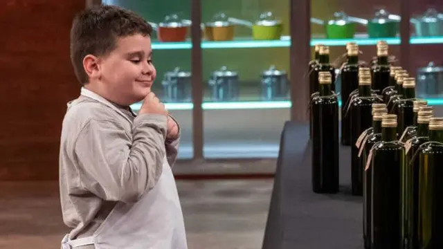 Albert, durante un programa de Masterchef Junior 7. RTVE