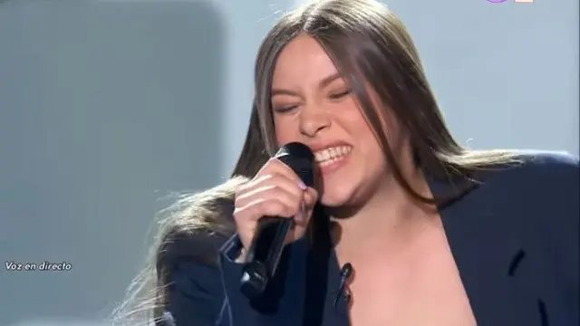 Eva Barreiro, durante su actuación en la 'Gala 0'. EP