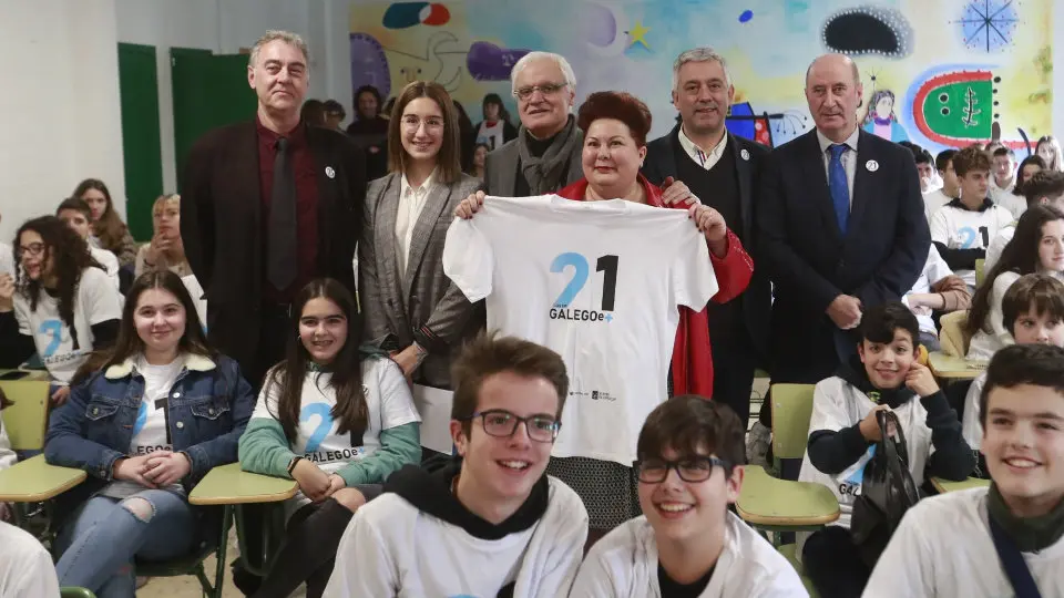 Presentación do programa no IES Xelmírez de Santiago. EP