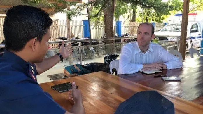 El oficial Panuelos. MINDA NEWS