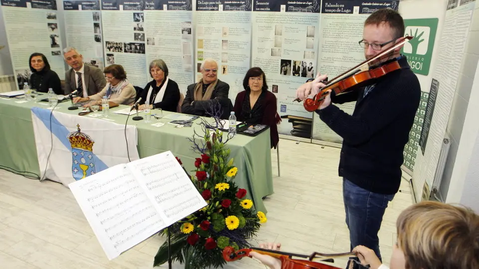 Presentación da exposición 'Don Ricardo de Fingoi'. VICTORIA RODRÍGUEZ
