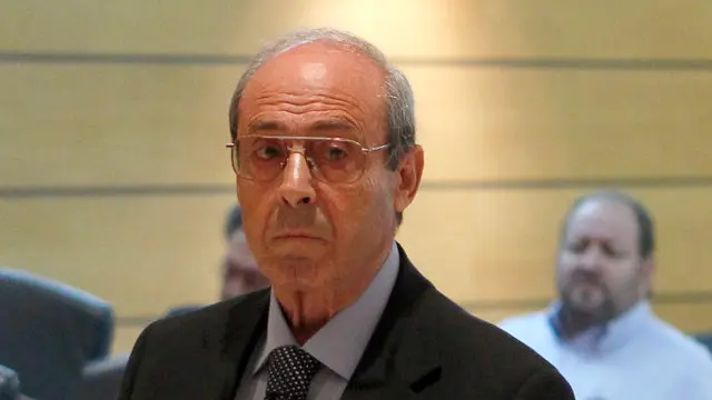 Miguel Planchuelo, durante el juicio por los atentados de los bares Batzoki y Consolation, en 2011.AEP