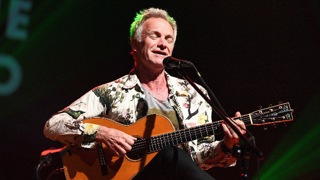 O cantante británico Sting. EFE
