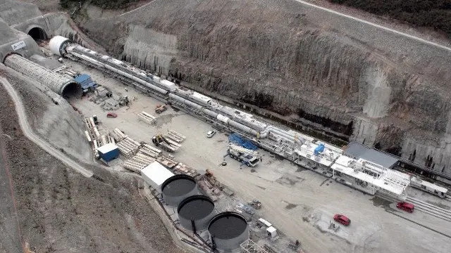 Obras de la alta velocidad en Ourense. ARCHIVO