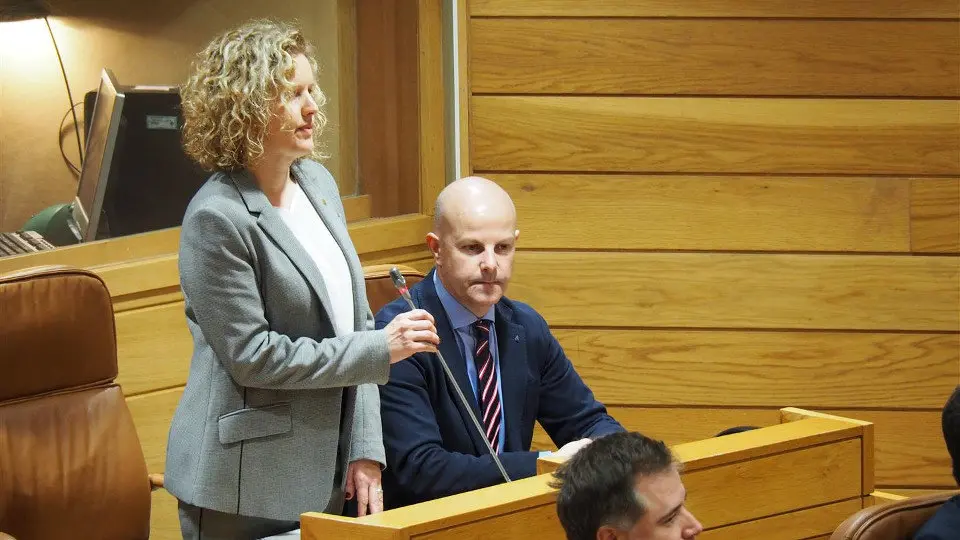 Ana Belén García Vidal, no Parlamento. PARLAMENTO DE GALICIA