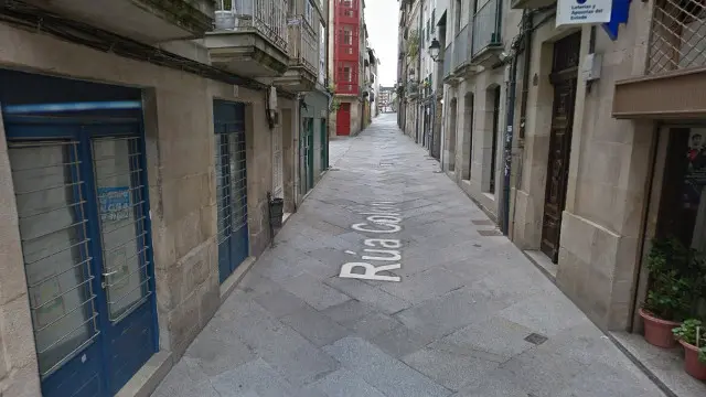 Rúa Colón de Ourense. GOOGLE MAPS