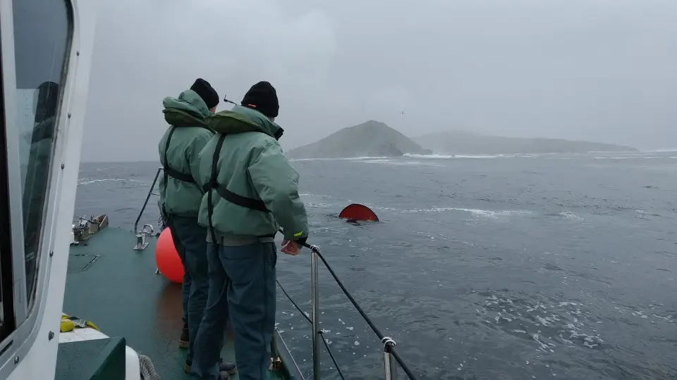 Dispositivo de búsqueda de un tripulante cerca de Ons. SERVICIO MARÍTIMO DE LA GUARDIA CIVIL DE PONTEVEDRA