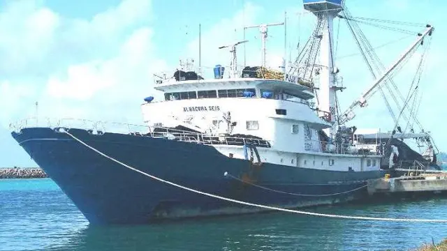 El atunero que se hundió en Vigo, el Albacora 6. EP