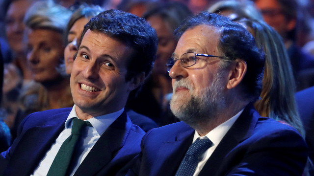 Casado y Rajoy, en una imagen de archivo AEP