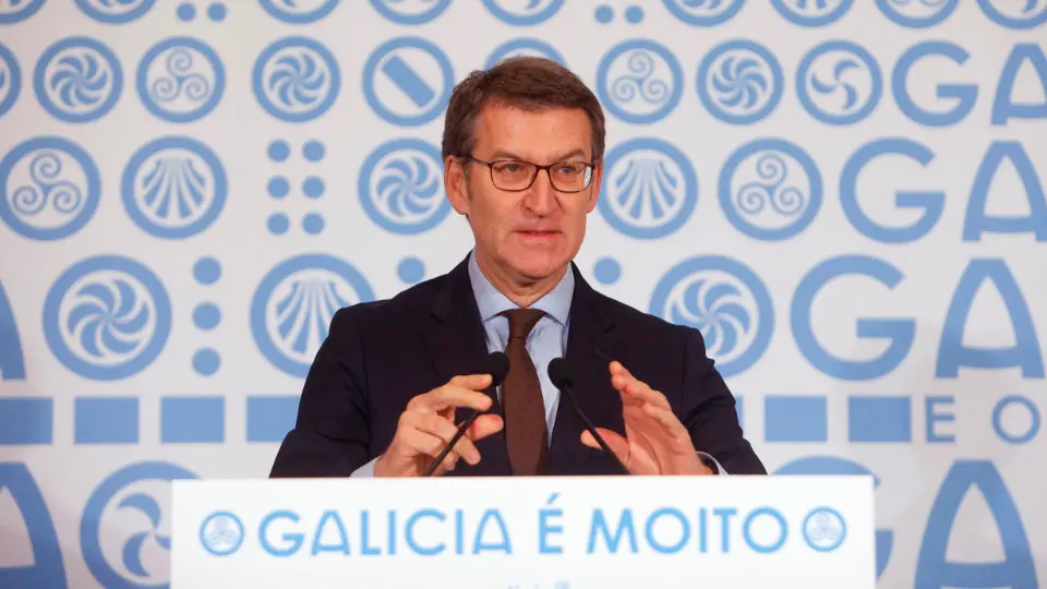 O presidente da Xunta, Alberto Núñez Feijóo, este venres na Coruña. CABALAR (EFE)