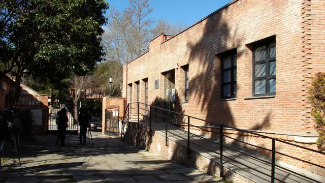 Uno de los centros de mayores de Madrid en los que falleció un anciano. CHECHU VALBUENA