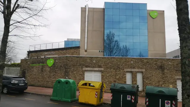 La residencia de Santiago con un foco de coronavirus. R.S