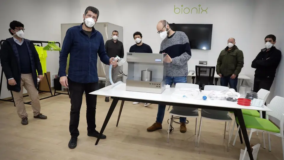 El equipo de Bionix, encabezado por Jacobo Penide.EP