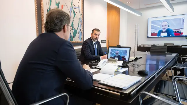 Videoconferencia entre Feijóo y Médicos Sin Fronteras. XUNTA