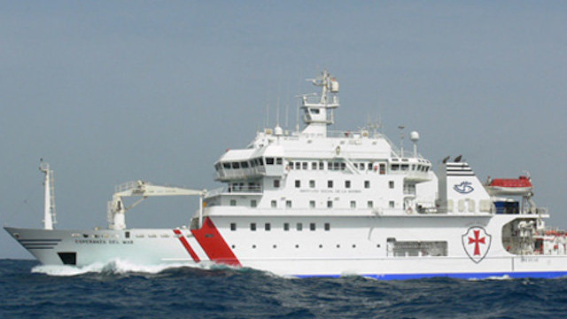 El buque hospital Esperanza del Mar. EP