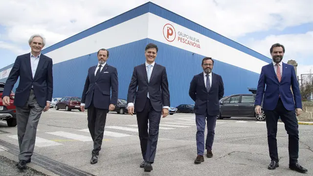 Novo Consello de Administración de Nueva Pescanova, con José María Benavent no centro, que será presidente executivo. EP