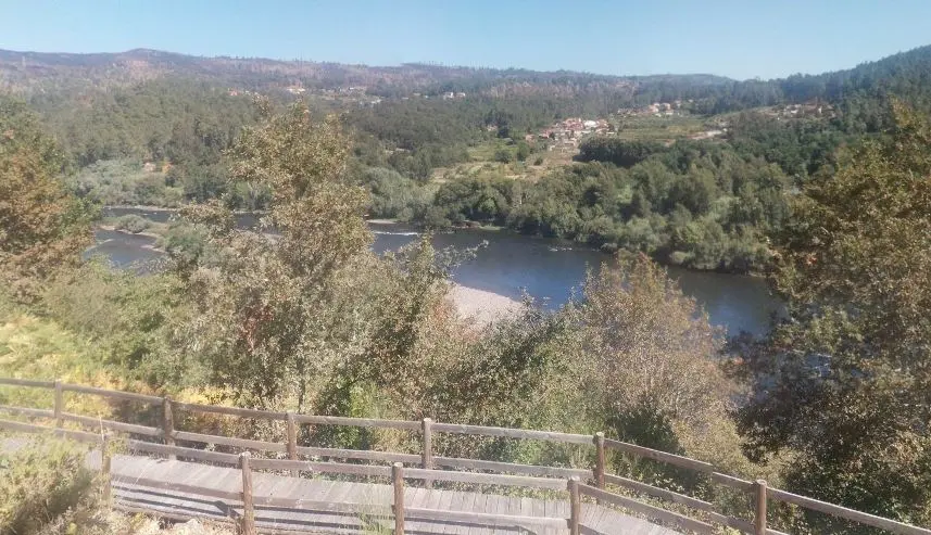 Zona del Miño en la que desapareció el joven, cerca de Melgaço. GOOGLE MAPS