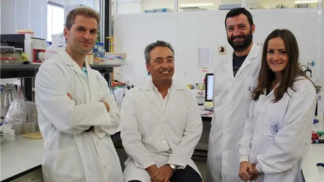 Carlos Martín y su equipo. UNIVERSIDAD DE ZARAGOZA