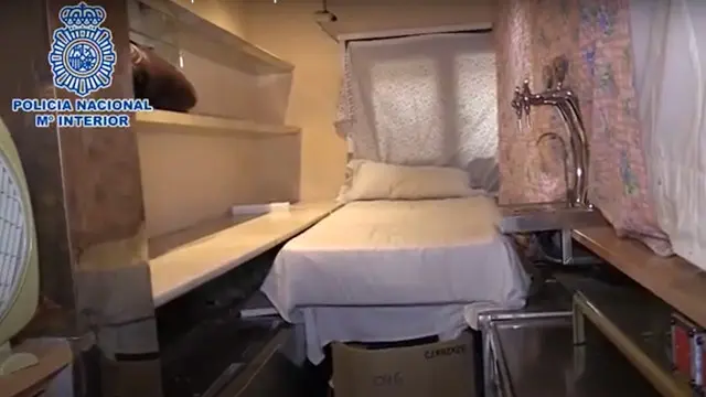 El restaurante en el que estaban confinadas 20 personas. POLICÍA