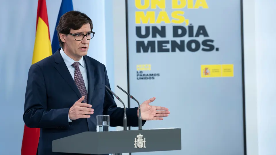 El ministro de Sanidad, Salvador Illa. EUROPA PRESS