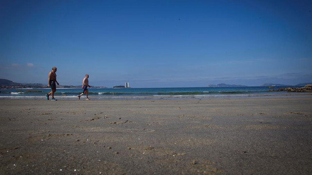 Una playa de Vigo. SALVADOR SAS