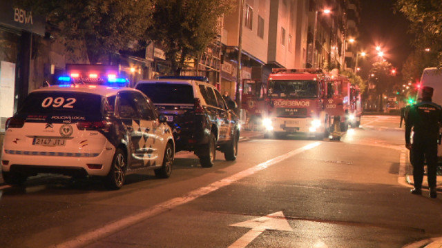 Intervención de los servicios de emergencias en Vigo. TVG