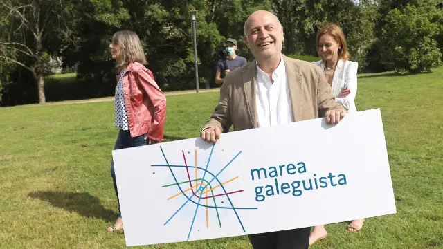 Pancho Casal, este domingo en Santiago. EFE