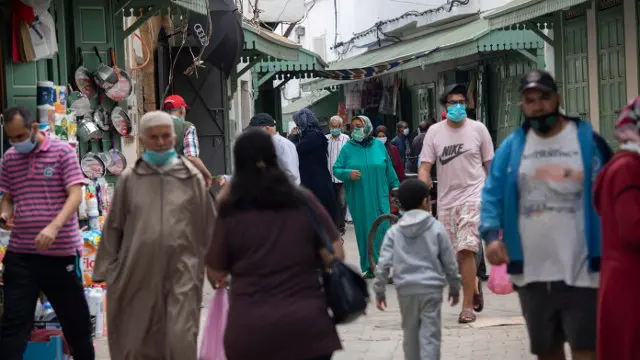 Unha rúa de Rabat. JALAL MORCHIDI (Efe)