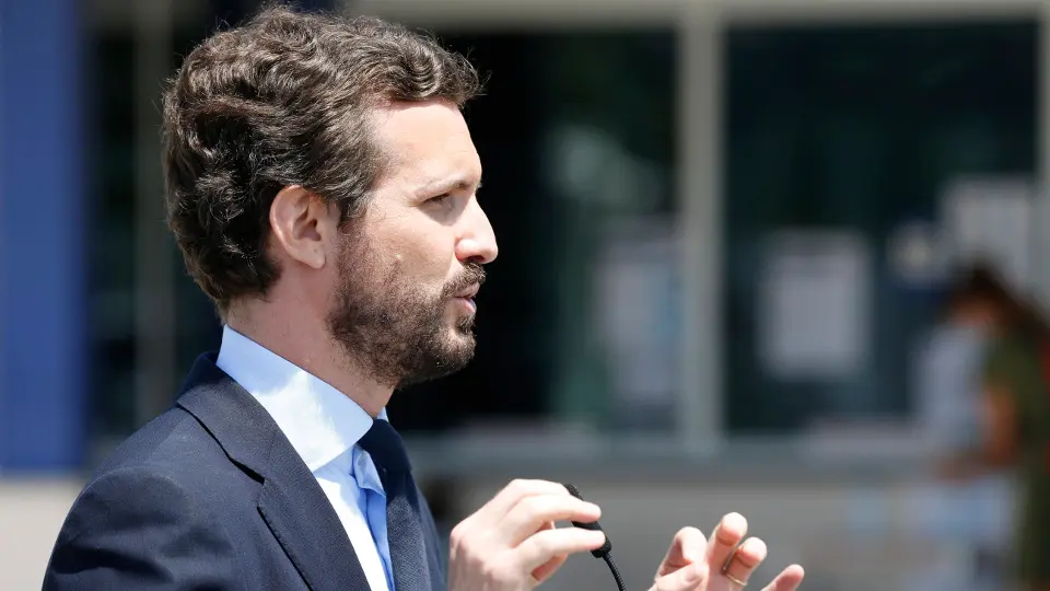 El presidente del PP Pablo Casado. LUIS TEJIDO (EFE)