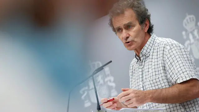 O director do Centro de Coordinaci&oacute;n de Alertas e Urxencias Sanitarias, Fernando Sim&oacute;n. MARISCAL (EFE)