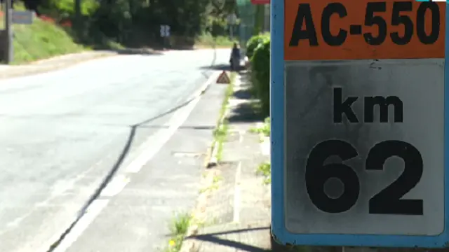 Zona na que se produciu o atropelo. CRTVG