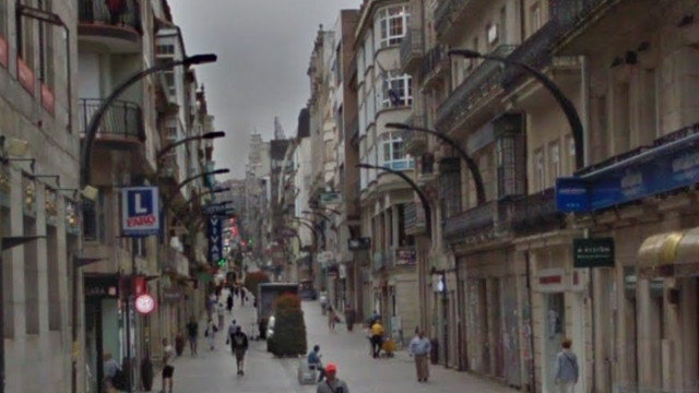 Calle Príncipe, en Vigo. GSV