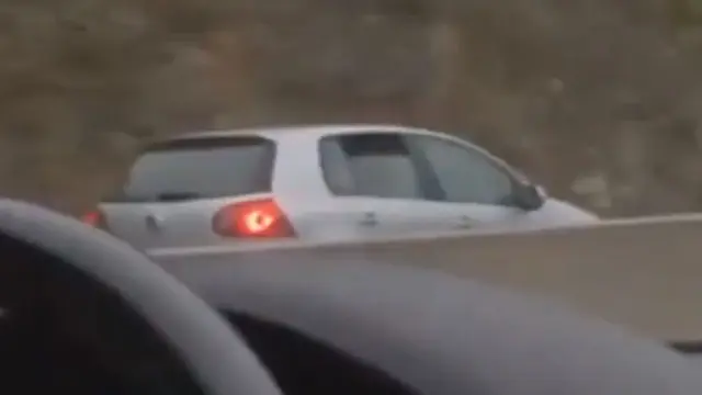 El coche que circulaba en sentido contrario. EUROPA PRESS