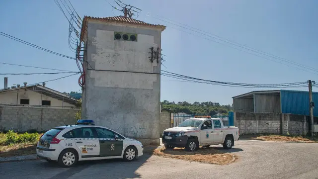 Instalacións de Botos, en Lalín, nas que se rexistrou o accidente. P.FIGUEIRAS