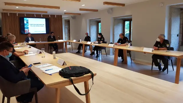 Reunión del comité de coordinación policial antiicendios. XUNTA