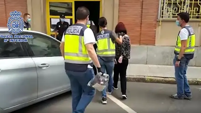 Detención en Jaca por el presunto asesinato de una mujer.EFE